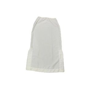Vintage 50s George Hatab White Maxi Slip Skirt S - FITS LIKE M 8/10